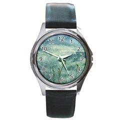 Nature Photo Collage Round Metal Watches by dflcprints