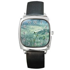 Nature Photo Collage Square Metal Watches by dflcprints