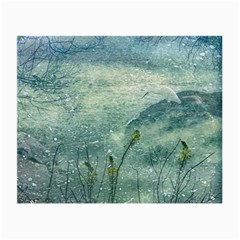 Nature Photo Collage Small Glasses Cloth (2-side) by dflcprints