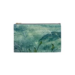 Nature Photo Collage Cosmetic Bag (small)  by dflcprints