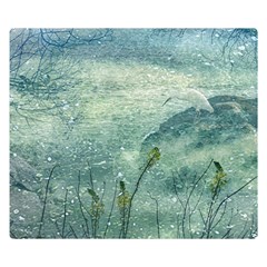 Nature Photo Collage Double Sided Flano Blanket (small)  by dflcprints