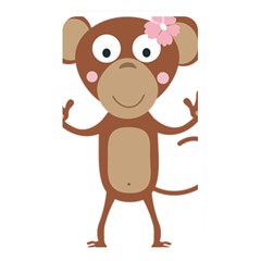 Female monkey with flower Memory Card Reader