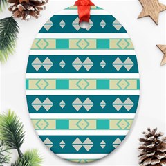 Rhombus and stripes 			Ornament (Oval)