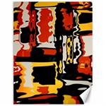 Distorted shapes in retro colors 			Canvas 12  x 16  11.86 x15.41  Canvas - 1