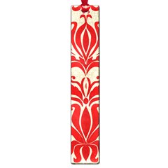 Ruby Red Swirls Large Book Marks by SalonOfArtDesigns