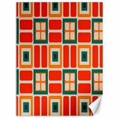 Squares And Rectangles In Retro Colors 			canvas 36  X 48  by LalyLauraFLM