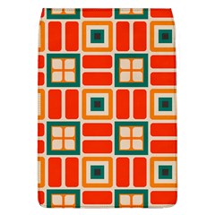 Squares And Rectangles In Retro Colors 			removable Flap Cover (l) by LalyLauraFLM