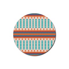 Etnic Design 			rubber Coaster (round) by LalyLauraFLM