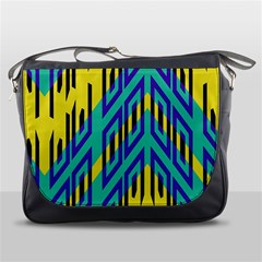 Tribal Angles 			messenger Bag by LalyLauraFLM