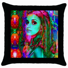 Alice In Wonderland Throw Pillow Cases (black) by icarusismartdesigns