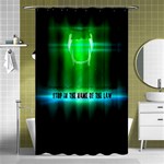 STOP IN THE NAME OF THE LAW Shower Curtain 48  x 72  (Small)  Curtain(48  X 72 ) - 42.18 x64.8  Curtain(48  X 72 )