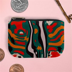 Retro Colors Chaos 	mini Coin Purse by LalyLauraFLM