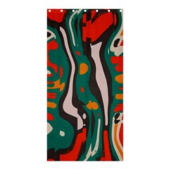 Retro Colors Chaos 	shower Curtain 36  X 72  by LalyLauraFLM