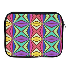 Connected Shapes In Retro Colors  			apple Ipad 2/3/4 Zipper Case by LalyLauraFLM