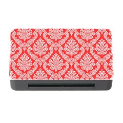 Salmon Damask Memory Card Reader With Cf by SalonOfArtDesigns