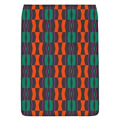 Green Orange Shapes Pattern 			removable Flap Cover (l)