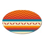 Tribal shapes  			Magnet (Oval) Front