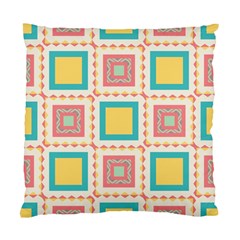 Pastel Squares Pattern 	standard Cushion Case (two Sides) by LalyLauraFLM