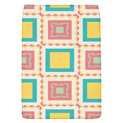 Pastel Squares Pattern 			removable Flap Cover (s) by LalyLauraFLM