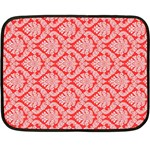 Salmon Damask 35 x27  Blanket Back