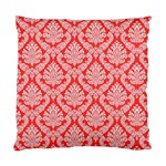 Salmon Damask Standard Cushion Cases (Two Sides)  Back