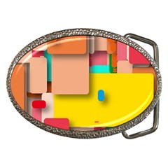 Rounded Rectangles Belt Buckles by hennigdesign