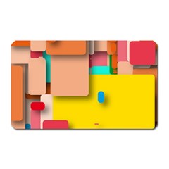 Rounded Rectangles Magnet (rectangular)