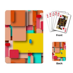 Rounded Rectangles Playing Card by hennigdesign