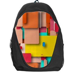 Rounded Rectangles Backpack Bag