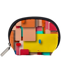 Rounded Rectangles Accessory Pouches (small) 