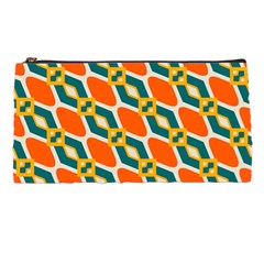 Chains And Squares Pattern 	pencil Case by LalyLauraFLM