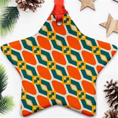 Chains And Squares Pattern 			ornament (star) by LalyLauraFLM