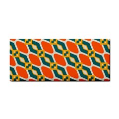 Chains And Squares Pattern 			hand Towel by LalyLauraFLM