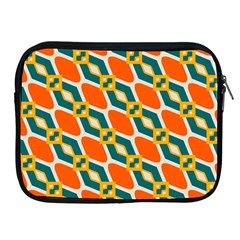 Chains And Squares Pattern 			apple Ipad 2/3/4 Zipper Case by LalyLauraFLM