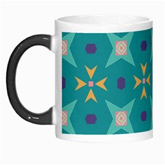 Flowers And Stars Pattern   Morph Mug by LalyLauraFLM