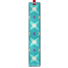 Flowers And Stars Pattern   			large Book Mark by LalyLauraFLM