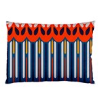 Textured shapes in retro colors    			Pillow Case 26.62 x18.9  Pillow Case