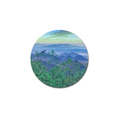 Fantasy Landscape Photo Collage Golf Ball Marker by dflcprints