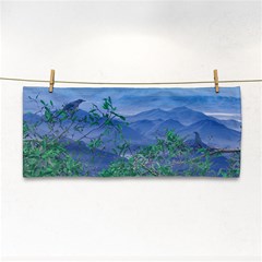 Fantasy Landscape Photo Collage Hand Towel by dflcprints