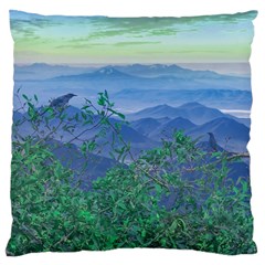 Fantasy Landscape Photo Collage Large Cushion Cases (two Sides)  by dflcprints