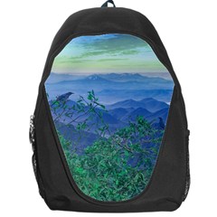 Fantasy Landscape Photo Collage Backpack Bag by dflcprints