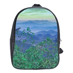 Fantasy Landscape Photo Collage School Bags (xl)  by dflcprints