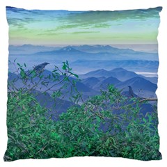 Fantasy Landscape Photo Collage Standard Flano Cushion Cases (two Sides)  by dflcprints