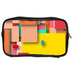 Rounded Rectangles Toiletries Bags