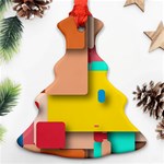 Rounded Rectangles Ornament (Christmas Tree) Front