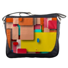 Rounded Rectangles Messenger Bags by hennigdesign