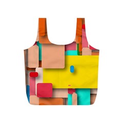 Rounded Rectangles Full Print Recycle Bags (s)  by hennigdesign