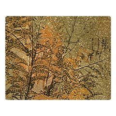 Floral Grunge Double Sided Flano Blanket (large)  by dflcprints