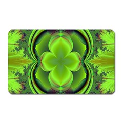 Green Clover Magnet (rectangular)