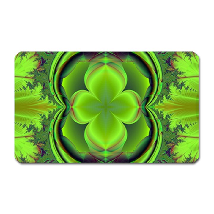 Green Clover Magnet (Rectangular)